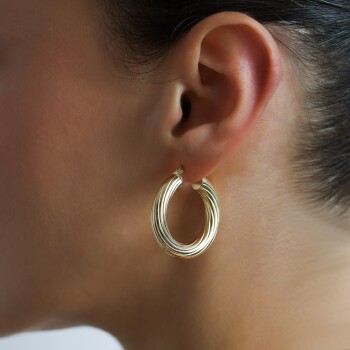 Dönence Halka Küpe - Cemart