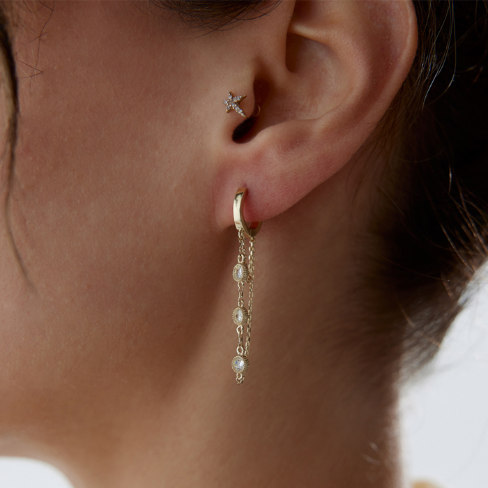 Dönence Zincir Küpe - Simoro