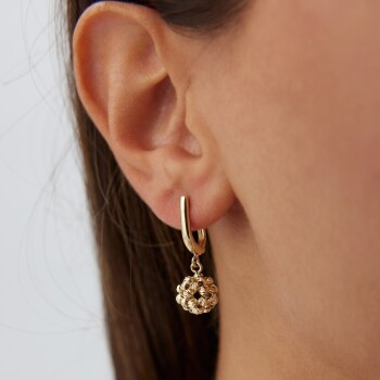 Dorica Halka Sallantılı Küpe - Arax