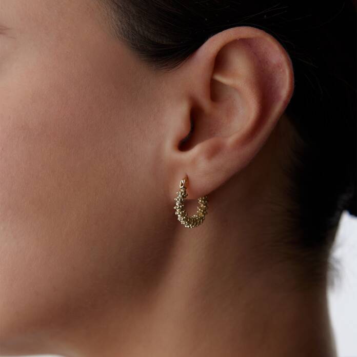 Dorica Spiral Halka Küpe - 2