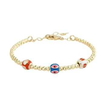 Dorikalı Göz Figürlü Çocuk Kelepçesi - Melike