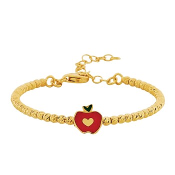 Dorikalı Kalpli Elma Çocuk Kelepçesi - Melike