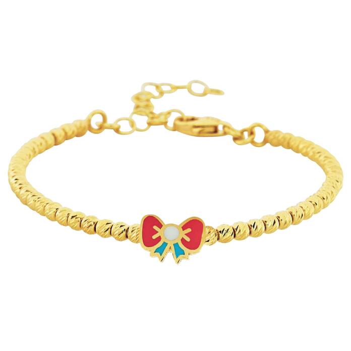 Dorikalı Kırmızı Kurdeleli Çocuk Kelepçesi - 1