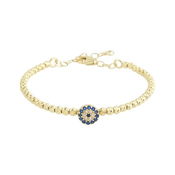 Dorikalı Taşlı Göz Çocuk Kelepçesi - Melike