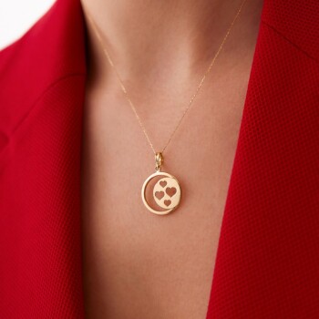 Dört Kalpli Kolye - Ador