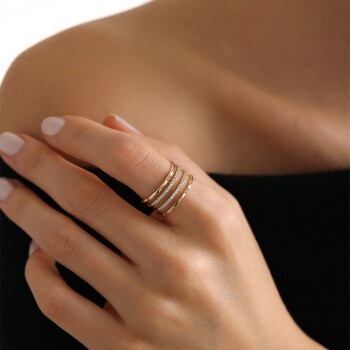 Dört Sıra Izgara Yüzük - MİST (1)