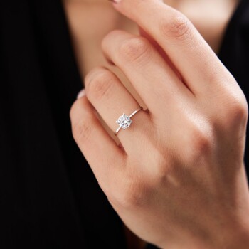 Dört Tırnak Tektaş Yüzük - Oragold Orhan