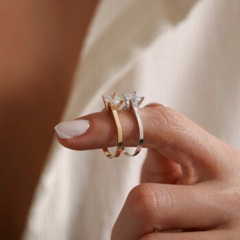 Dört Tırnaklı Tektaş Yüzük - Oragold Orhan (1)