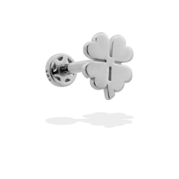 Dört Yapraklı Yonca Tragus Piercing - 3