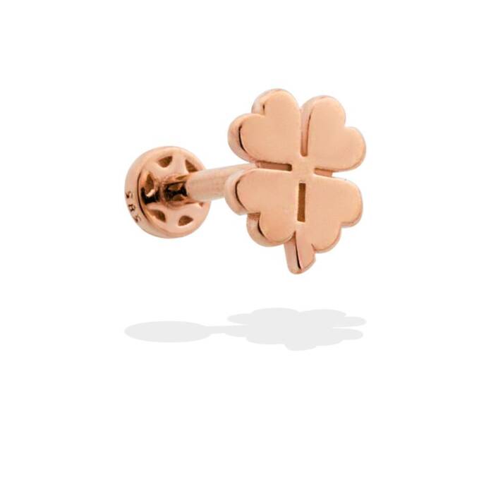 Dört Yapraklı Yonca Tragus Piercing - 4