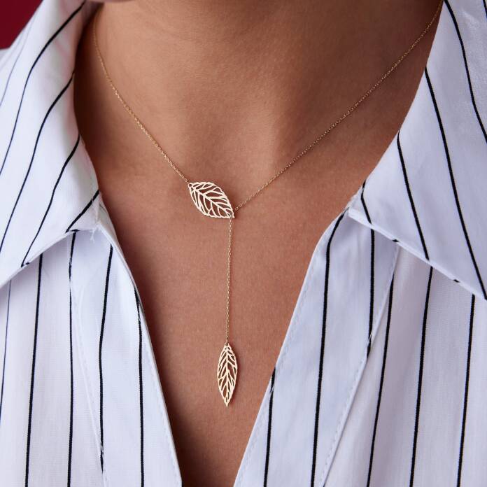 Double Leaf Kolye - 2