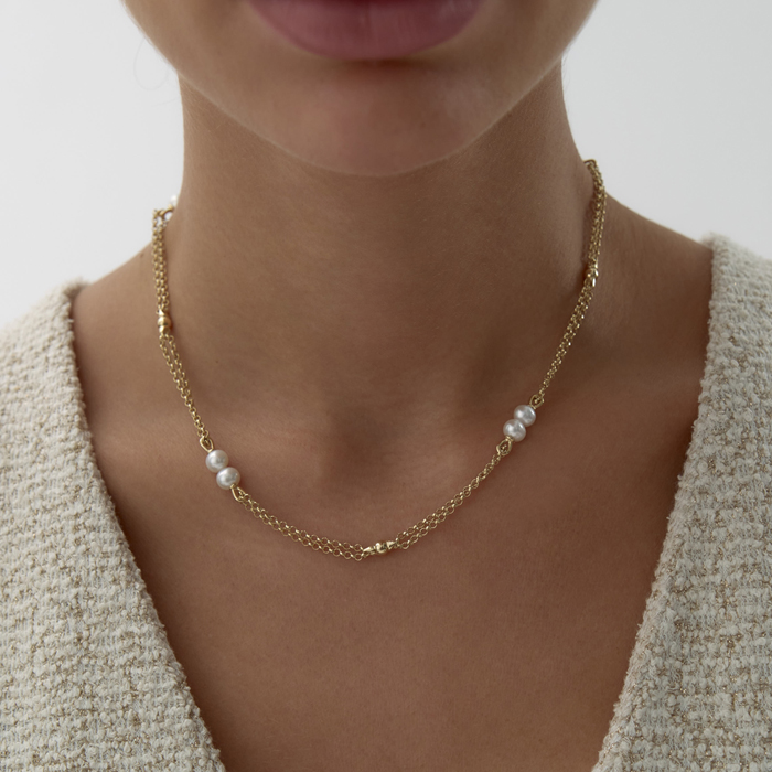 Double Pearl Kolye - Arax