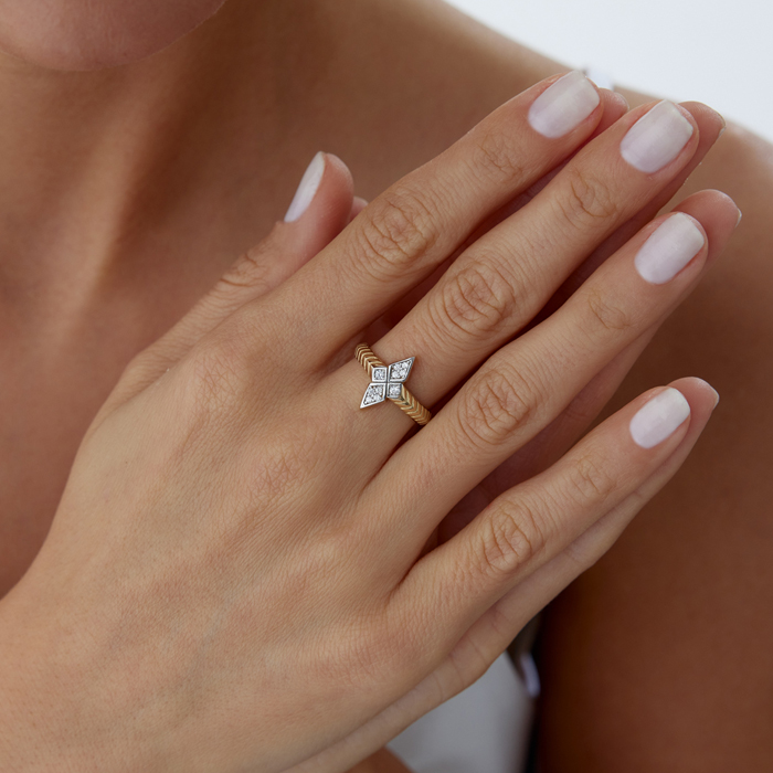 Double Route Yüzük - Cemart