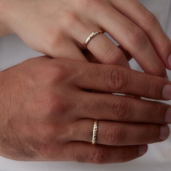 Dövme Çift Alyans - Tülay Alyans