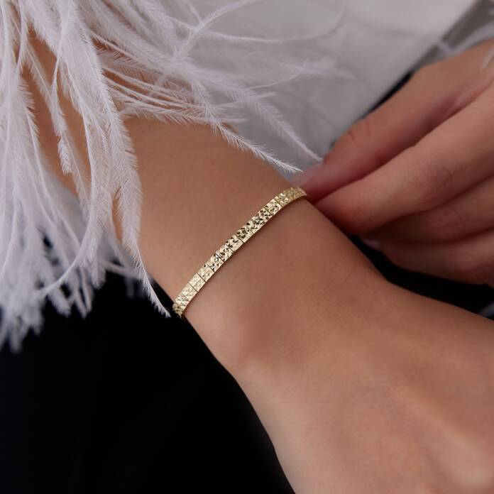 Dövme Piramit Bileklik - 1