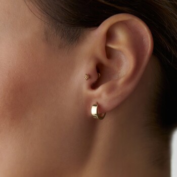 Dream Köşeli Küpe - Mazal (1)