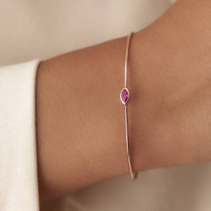 Dream Pink Taşlı Kelepçe - 3