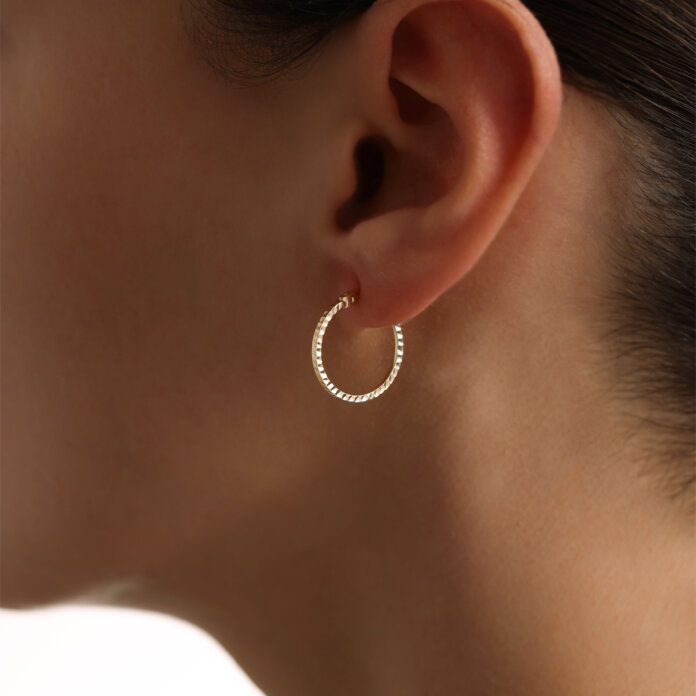 Dreamy Kalemli Halka Küpe - 1