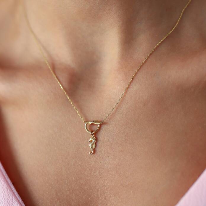 Düğüm Denizatı Kolye - 1