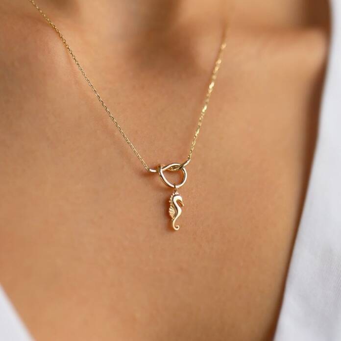 Düğüm Denizatı Kolye - 2