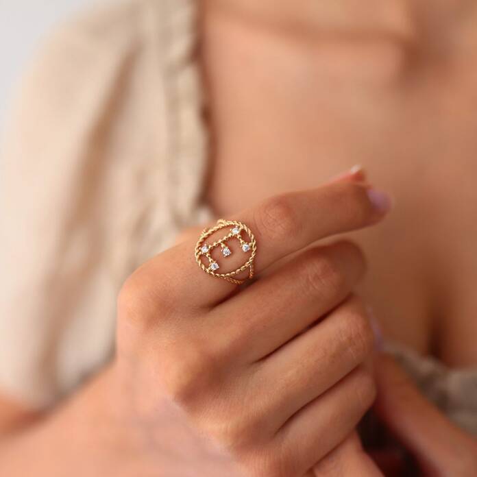 Düğümlü Harf Yüzük - 2