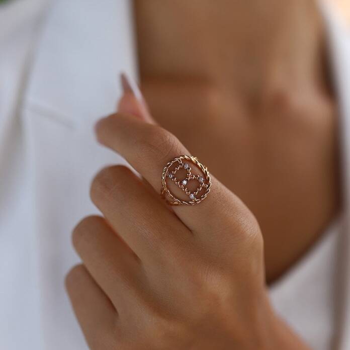 Düğümlü Harf Yüzük - 3