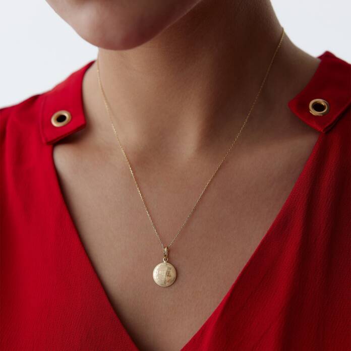 Dünya Haritası Kolye - 1