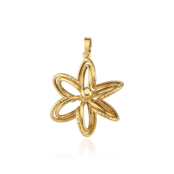 Duo Tel Papatya Kolye Ucu - Ador