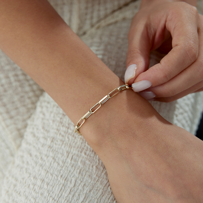 Düz Ataç Bileklik - Mg Gold (1)