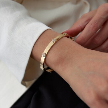 Düz Çiçekli Kelepçe - Milan (1)