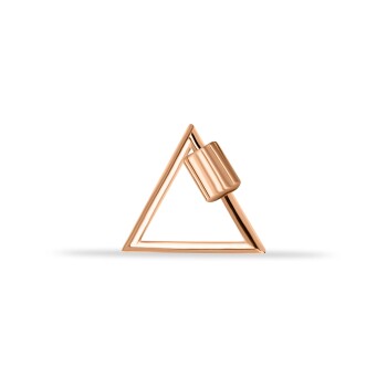 Düz Üçgen Charm Kilidi - Dianora
