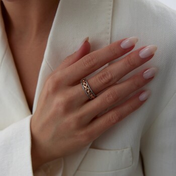 Edge Zincir Yüzük - Alen (1)