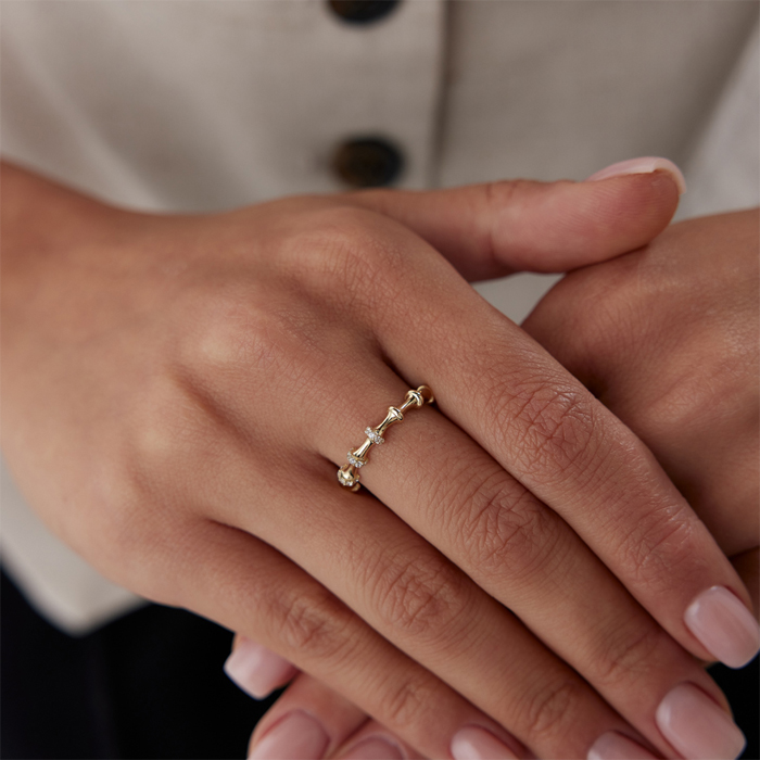 Eklem Taşlı Kemik Yüzük - Özer (1)