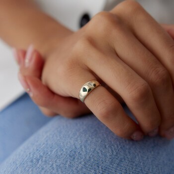 Elmas Kesim Parçalı Yüzük - RİTİM (1)