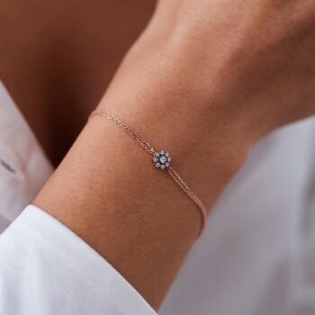 Elmas Papatya Bileklik - Rayna