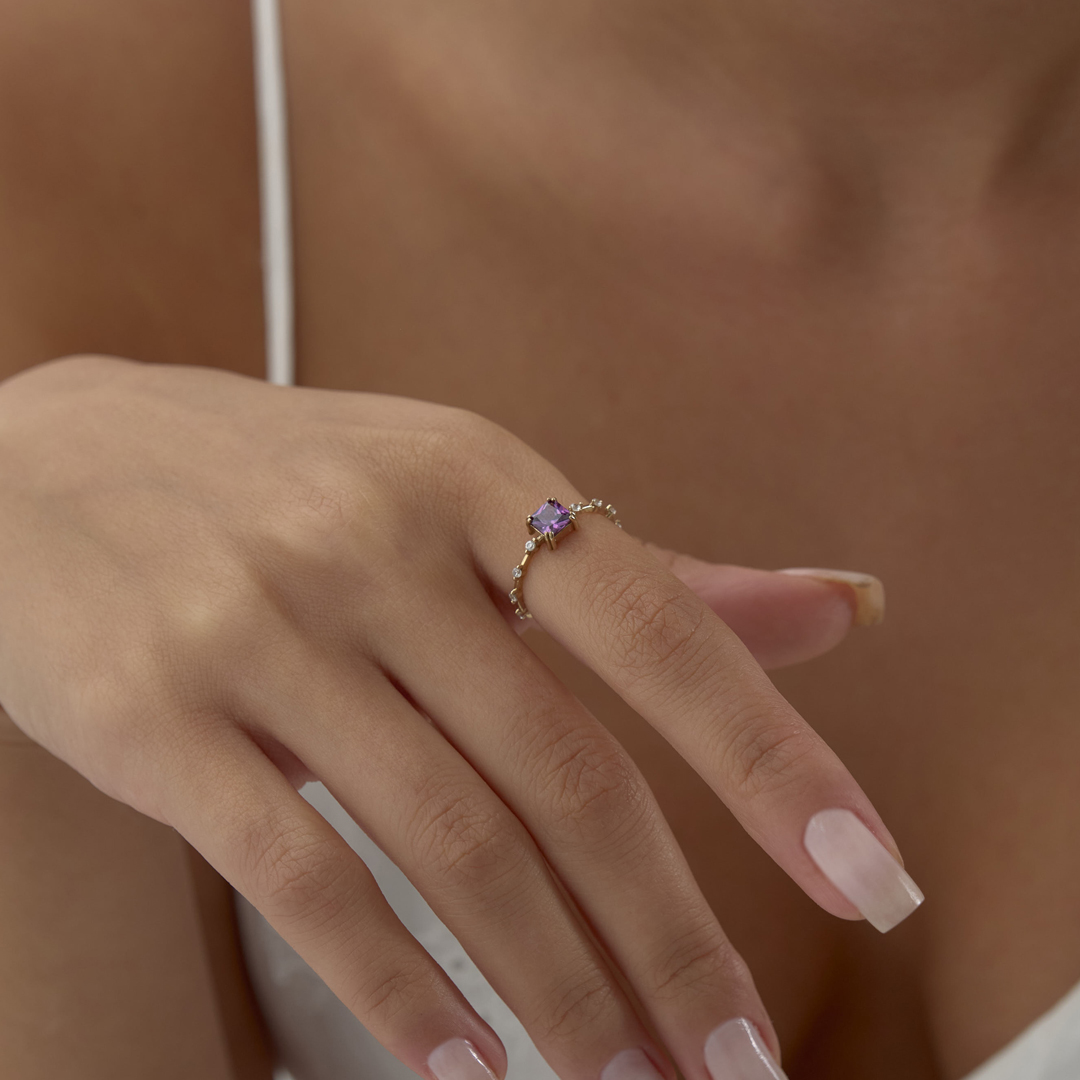 Emerald Mor Yüzük - 3