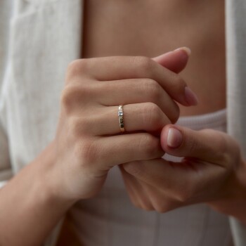 Eternal Gleam Stone Yüzük - Mazi (1)