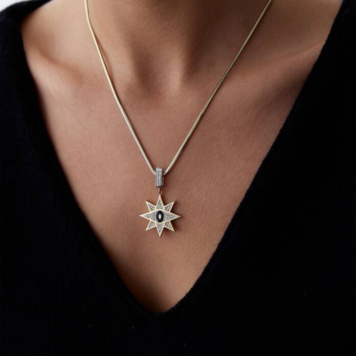 Evil Eye Star Kolye - 1