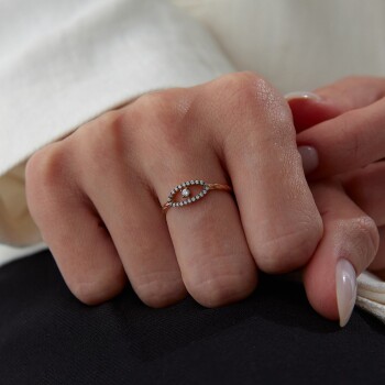 Eye Taşlı Yüzük - 3