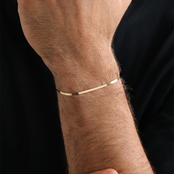 Ezme Zincir Erkek Bileklik - İstor (1)