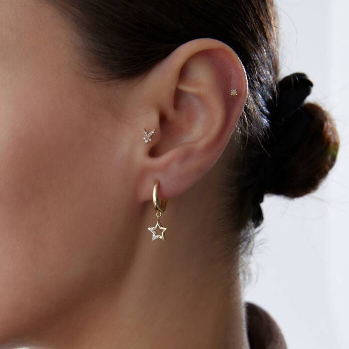 Fifi Star Sallantılı Küpe - 1