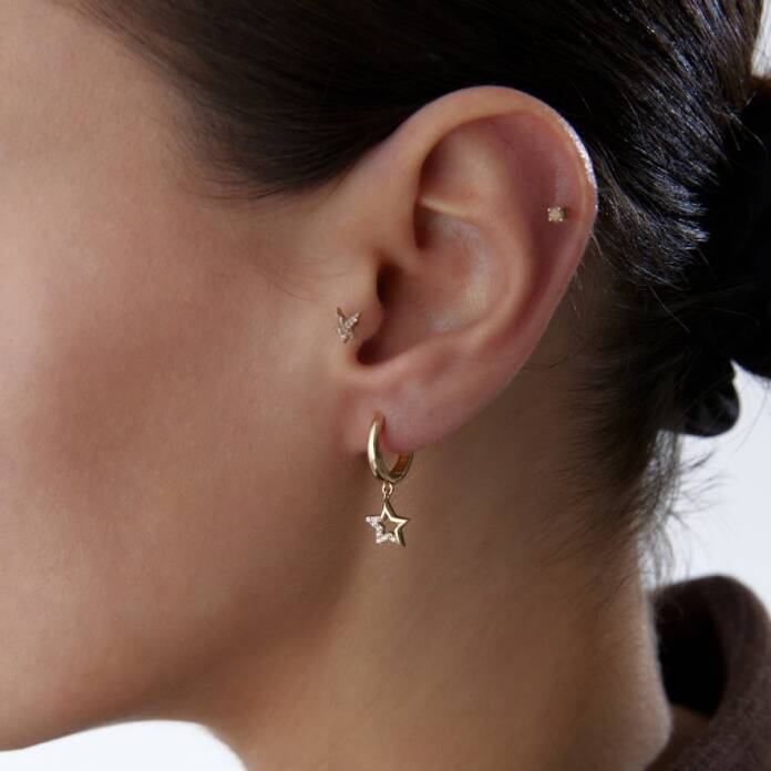 Fifi Star Sallantılı Küpe - 2