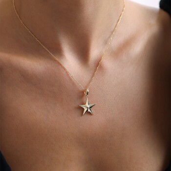 Figaro Zincire Kutup Yıldızı Kolye - Koçak