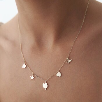 Figurlu Şans Kolyesi - Rayna