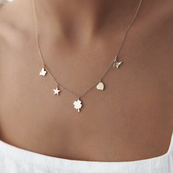 Figurlu Şans Kolyesi - Rayna (1)