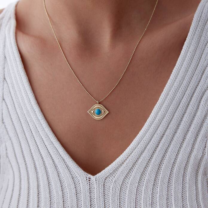 Firuze Göz Kolye - 1