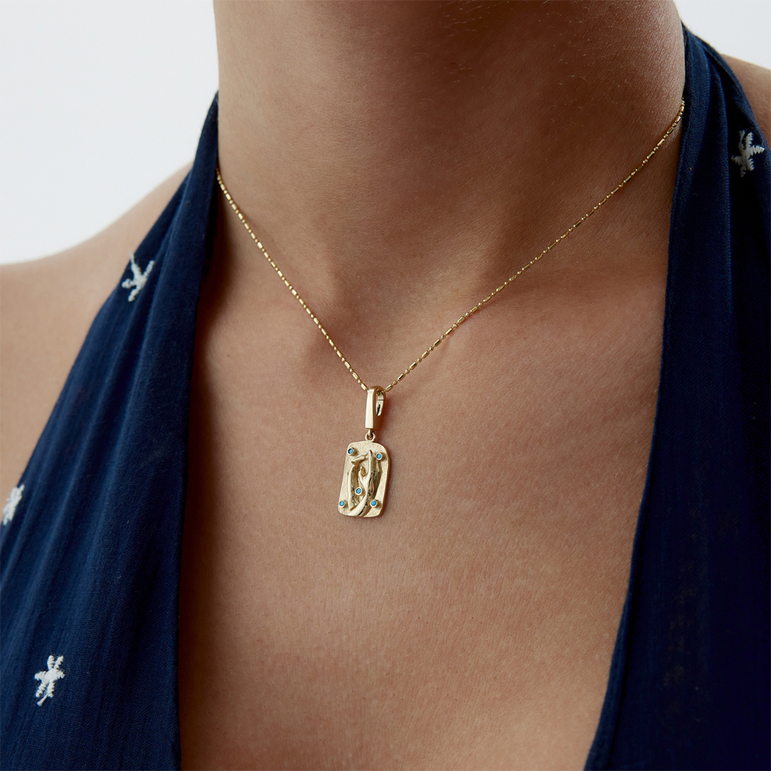 Firuze Joined Hand Kolye - 2