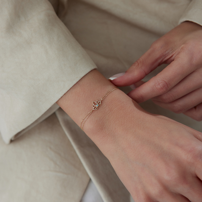 Firuze Lotus Bileklik - 2