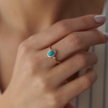 Firuze Twist Yüzük - 2