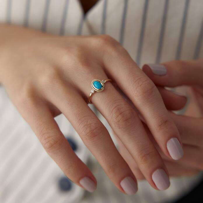 Firuze Twist Yüzük - 3